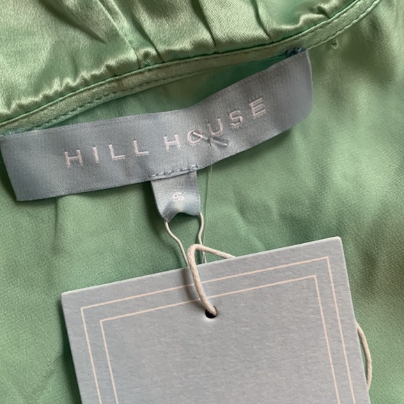 Hill House Home The Nima Dress in Mint Silk Size Small NWT - Picture 4 of 7